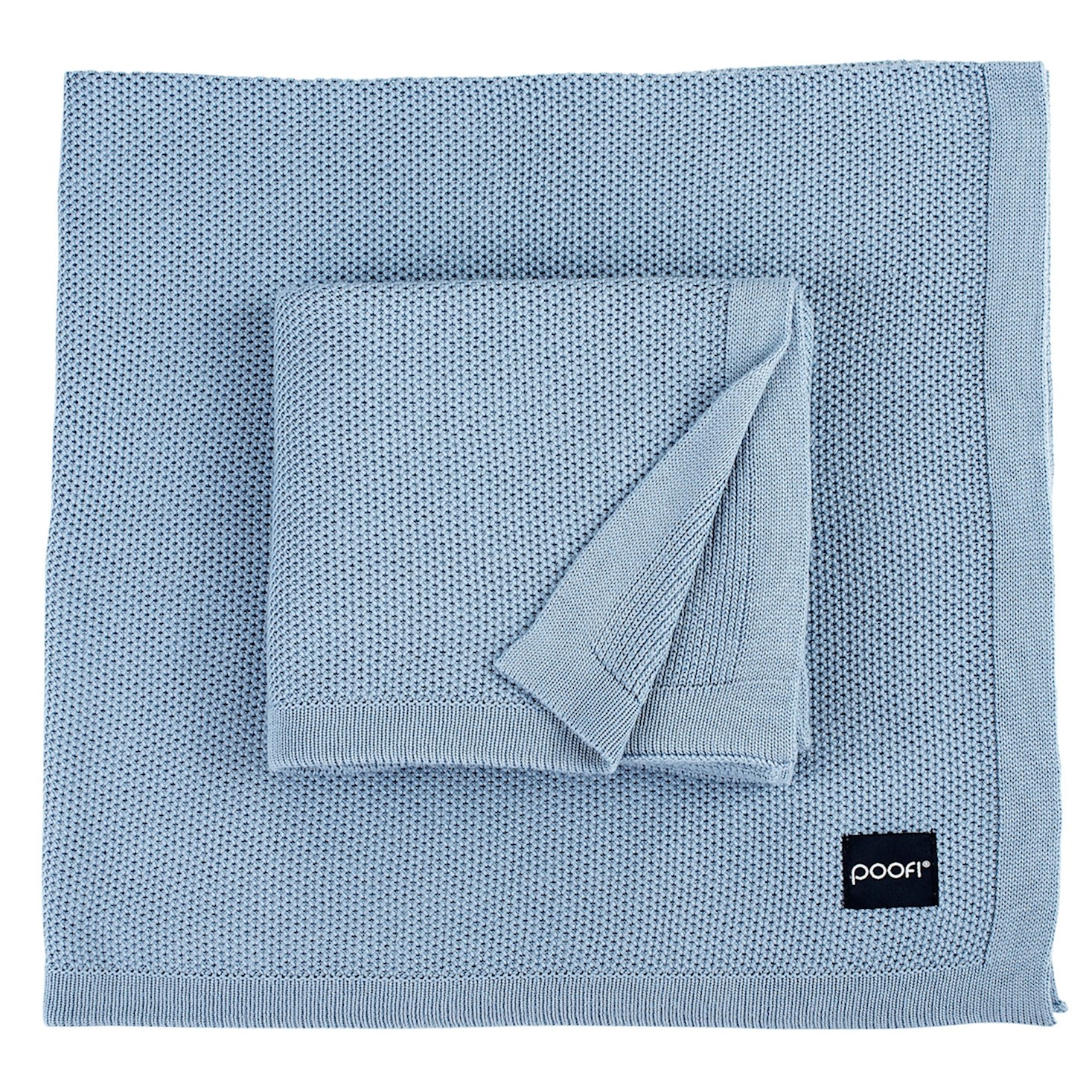 Poofi Kocyk bambusowy Faro Jeansowy 0+