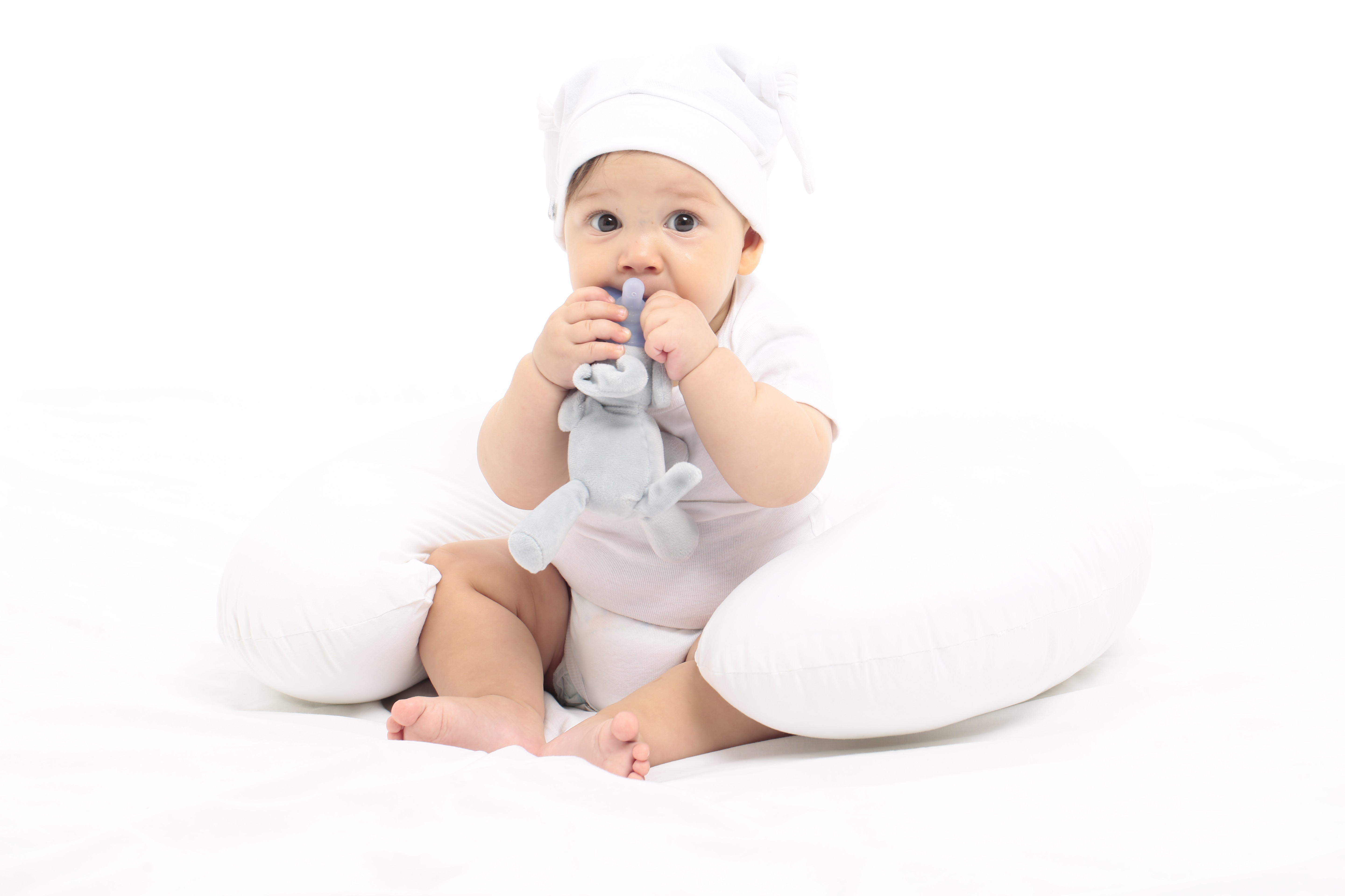 Minikoioi Smoczek z przytulanką Słoń 0+ | Edukacyjny