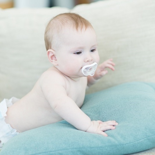 Nanobebe Smoczek Usokajający Flexy 3m+ 2szt Biały