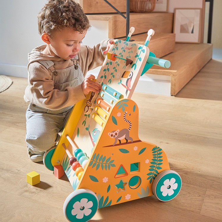 Janod Pchacz Edukacyjny Tropik 12m+