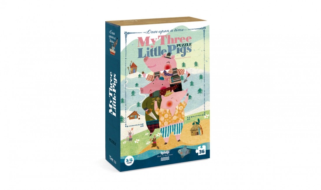 Londji Puzzle Trzy Małe Świnki 100el 3+