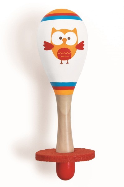 Scratch Marakasy Sówka Owl Lou II 6m+