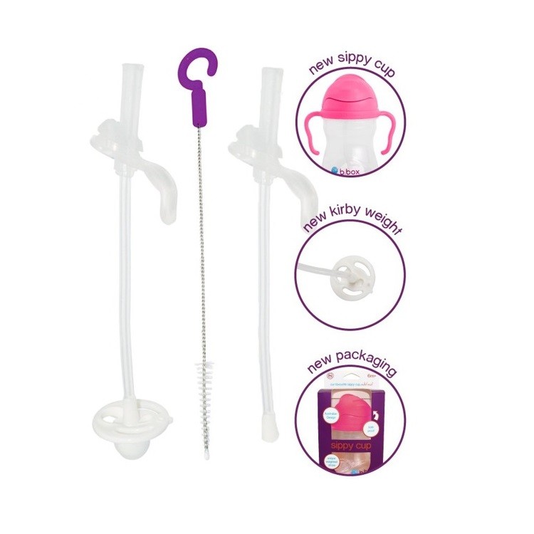 B.Box, Zestaw 2 zapasowych słomek i szczoteczka do bidonu