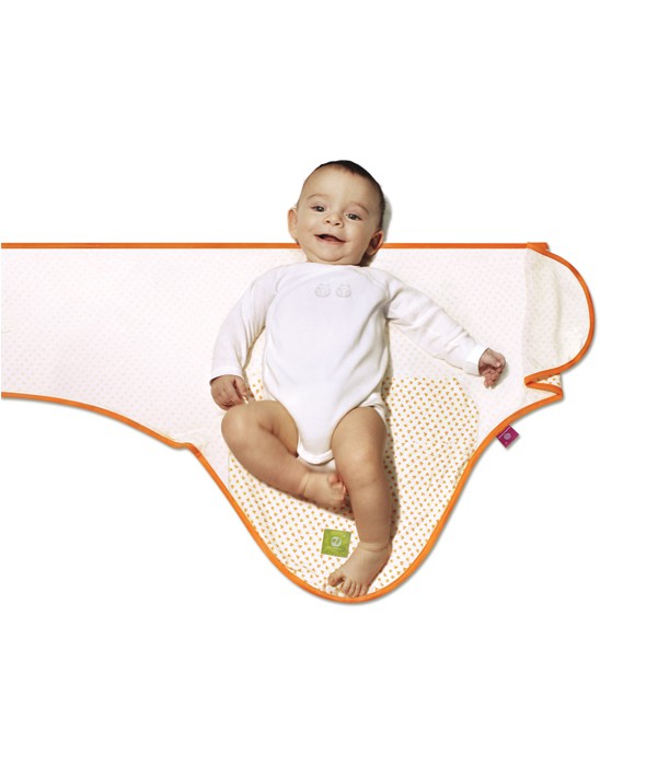 Otulaczek bawełniany NATI NATURALI w kwiaty 0-4m