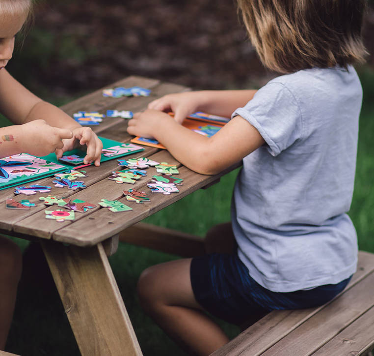 Mudpuppy Puzzle magnetyczne 2w1 Środki transportu 20 el. 4+