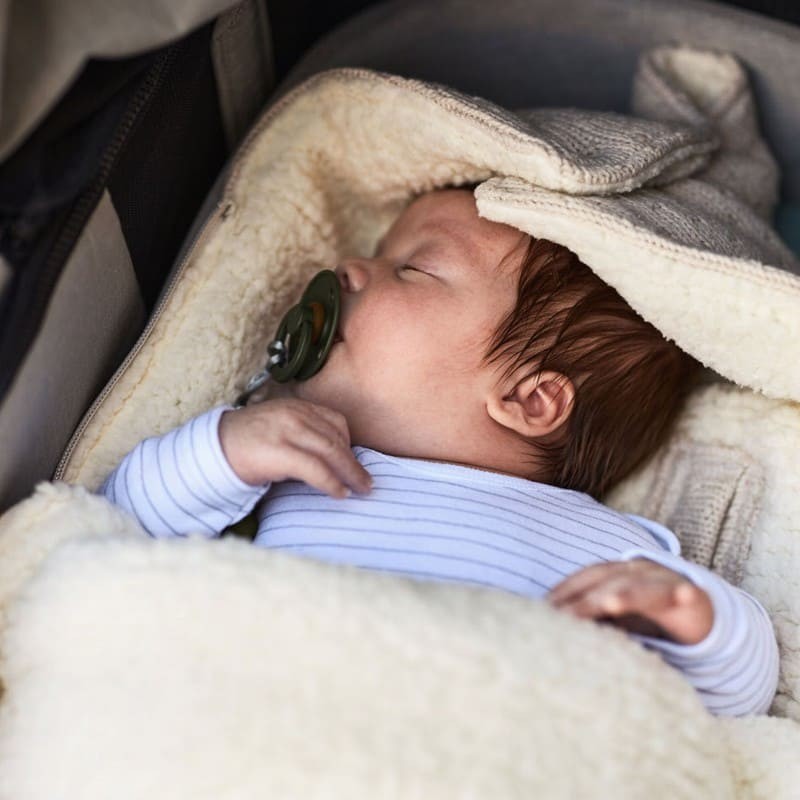 Jollein Śpiworek Bliss Knit do wózka i fotelika 0+ Nougat