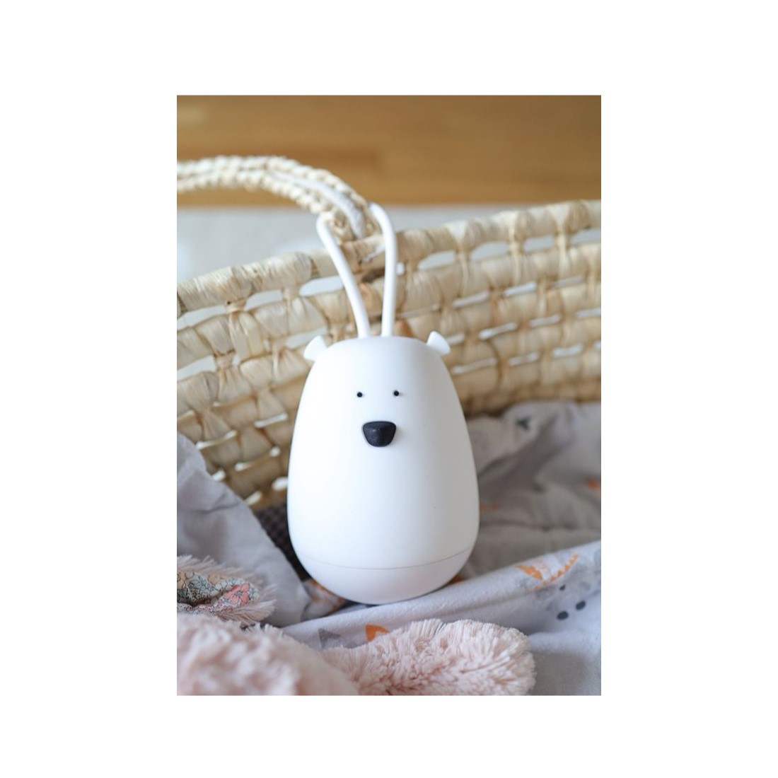 Rabbit&Friends Miś Lampka Nocna LED 0+ | Zawieszana