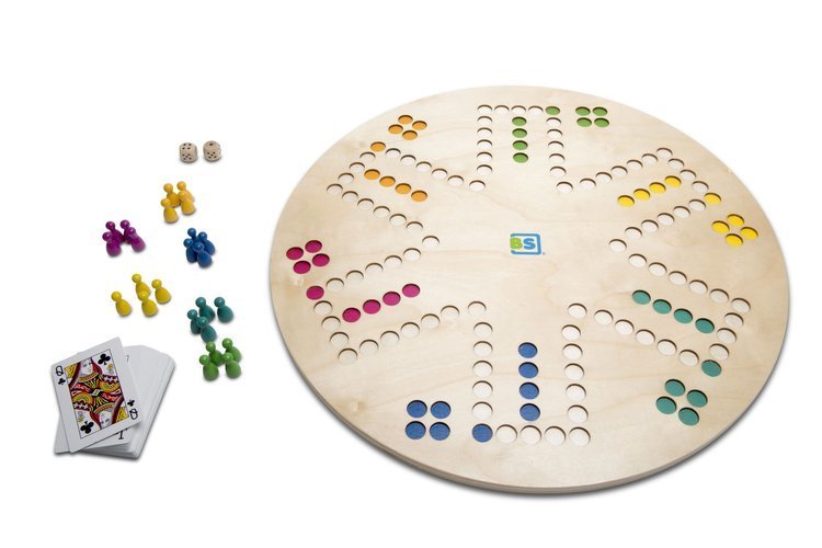 BS Toys Drewniany Chińczyk 2w1 z Gęsią 3+