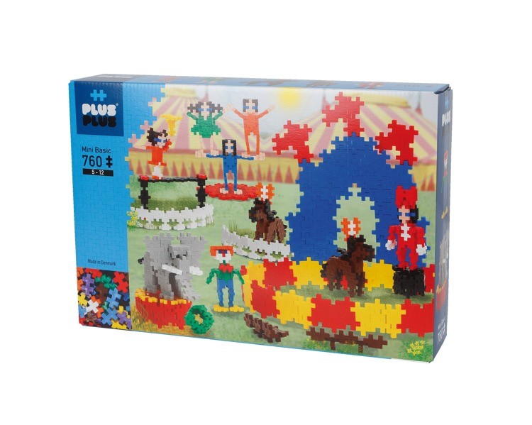 Plus-Plus Mini Basic 760szt Cyrk - Klocki Konstrukcyjne 3+
