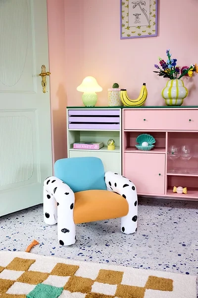 Kid's Concept Fotel Dziecięcy PIPPI Kolorowy 