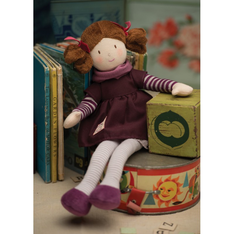 Ragtales Lalka Evie 35 cm dla dzieci 3+