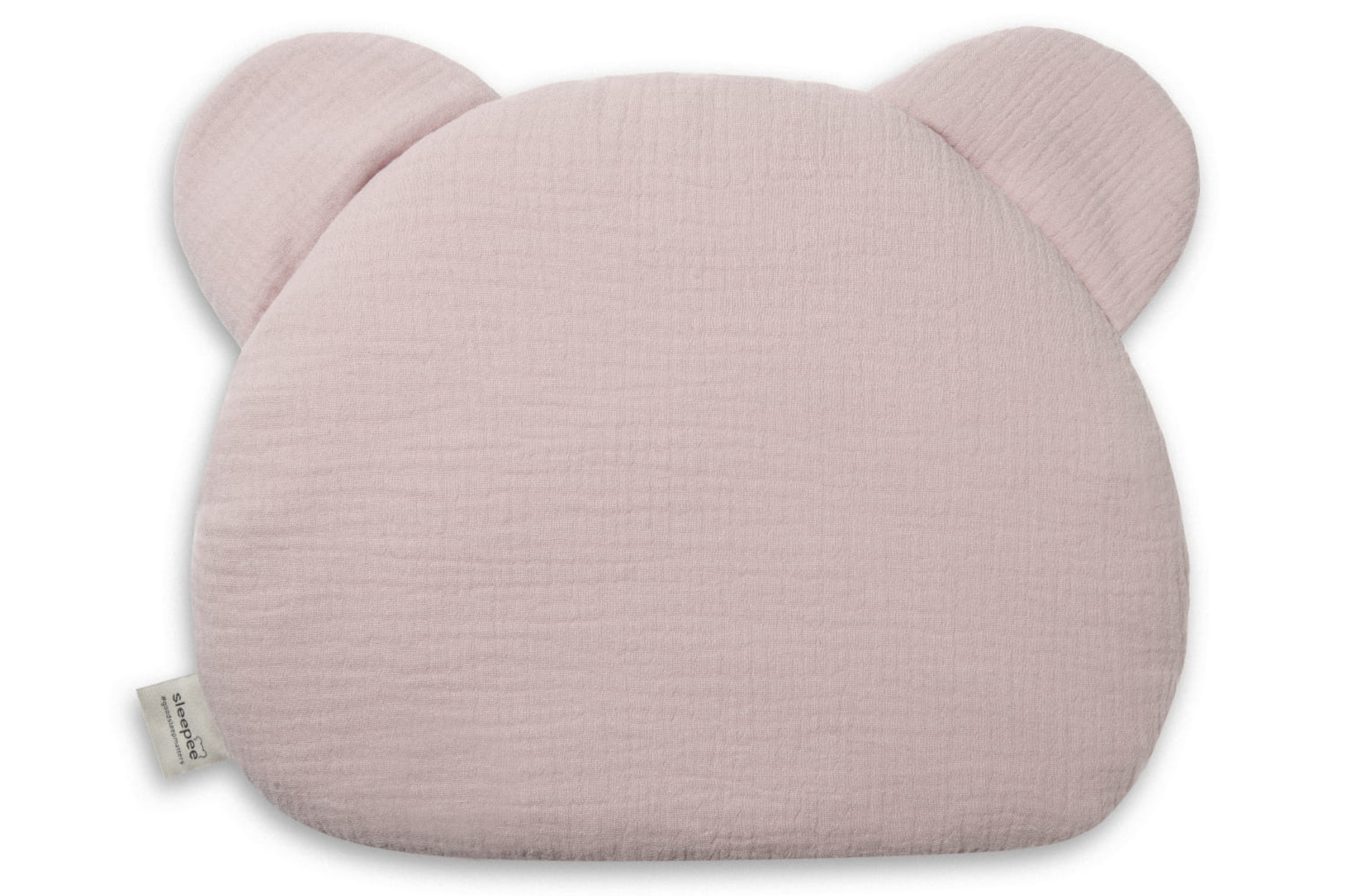 Sleepee Poduszka Muślinowa Misiowa Różowa 0+