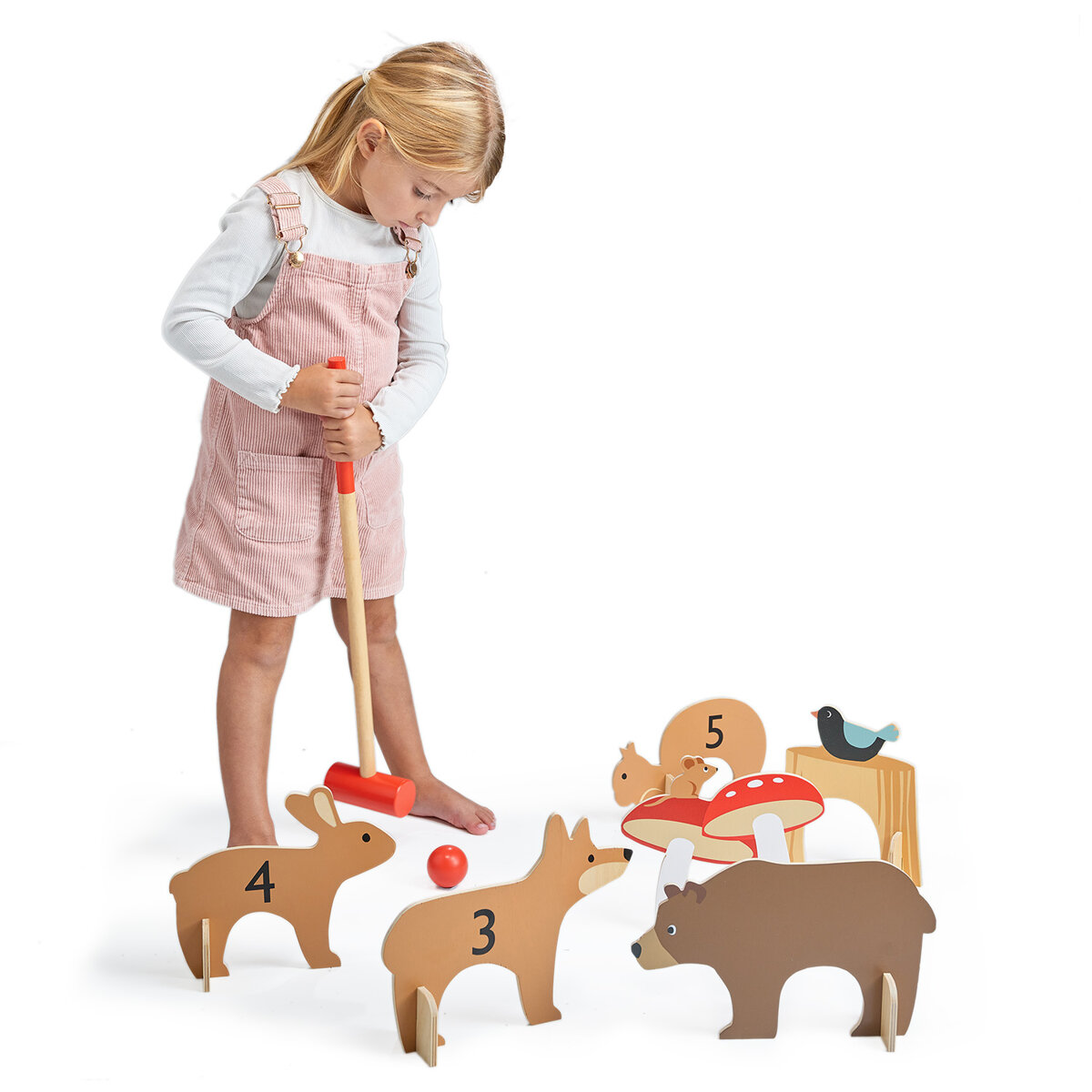Tender Leaf Toys Drewniany Zestaw Krykiet 3+
