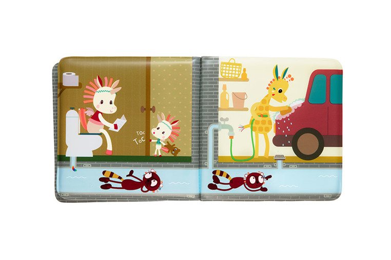 Lilliputiens Książeczka do kąpieli Lemur George 0+