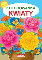 Kolorowanka Kwiaty 3+ lat - Edukacyjna | Fabryka Wafelków
