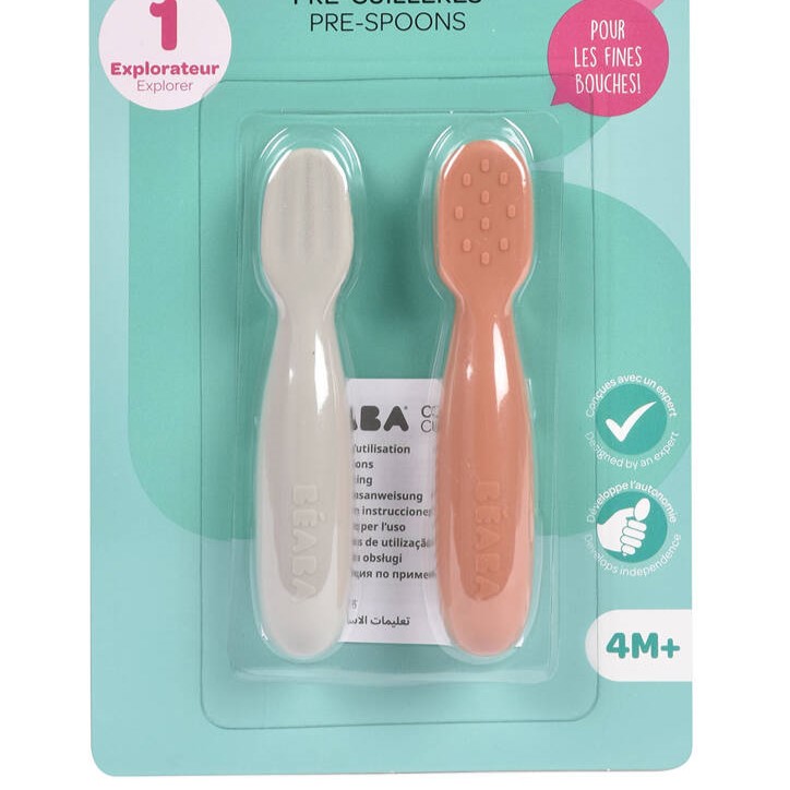 Beaba Łyżeczki-Gryzaki Silikonowe 2 szt. 4m+