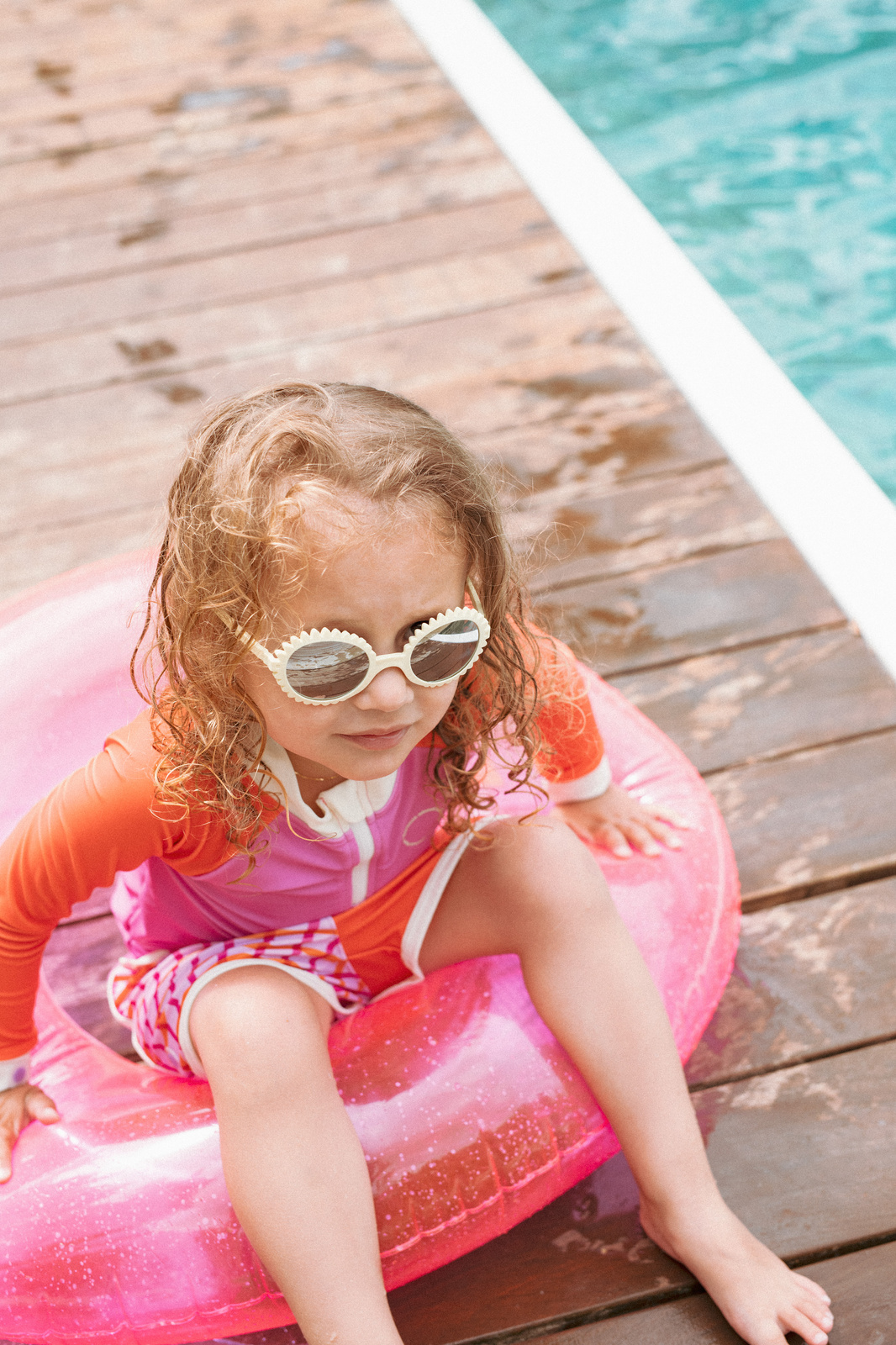 Ki ET LA Okulary Przeciwsłoneczne Fleur Butter 2-4 lata