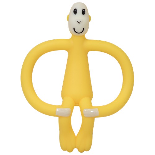 Matchstick Monkey Gryzak Szczoteczka Żółty 0+