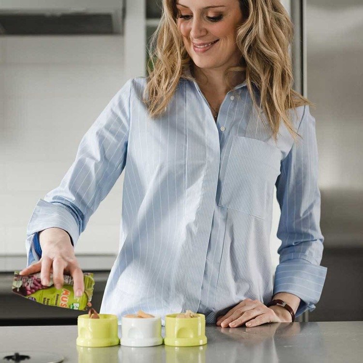 BBluv Zestaw Pojemniczków na Przekąski dla Dzieci 6m+