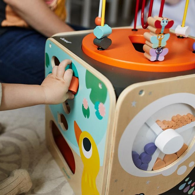 Janod Kostka Edukacyjna Wielofunkcyjna z Pętlą Duża 12m+