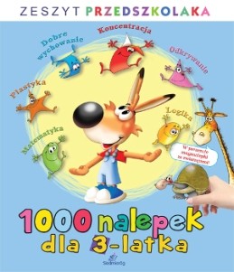Siedmioróg 1000 naklejek dla 3-latka - Zeszyt przedszkolaka