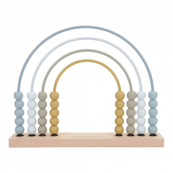 Little Dutch Liczydło Tęczowe Błękitne 1+