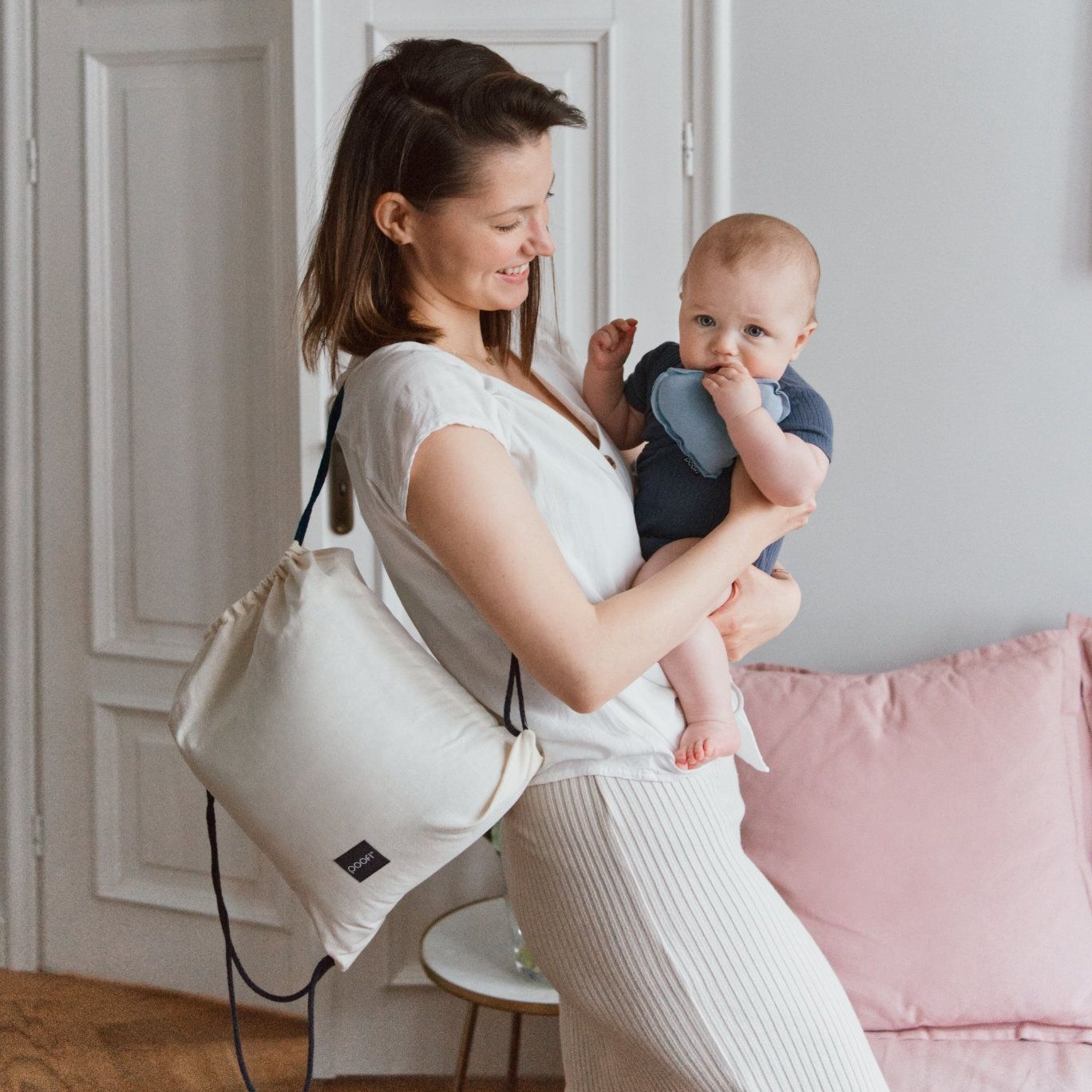 Poofi Poduszka do karmienia na rękę - Piwonia 0+