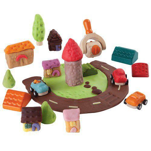 Akcesoria do ciastoliny miasto Plan Toys