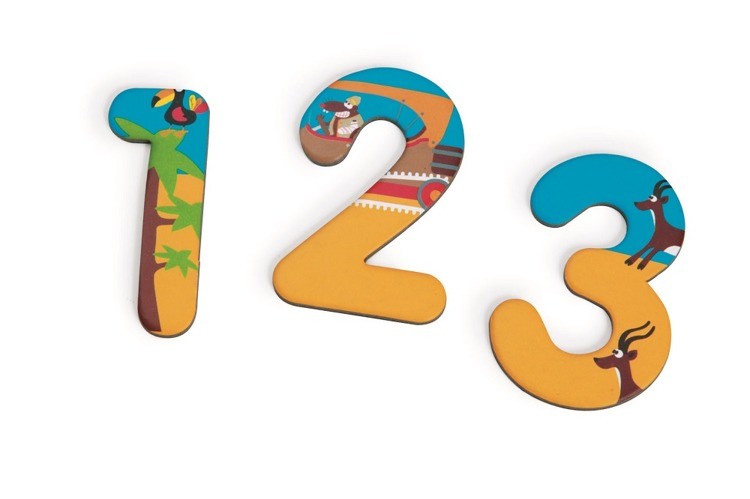 Scratch Magnetyczne Cyferki Safari 3+