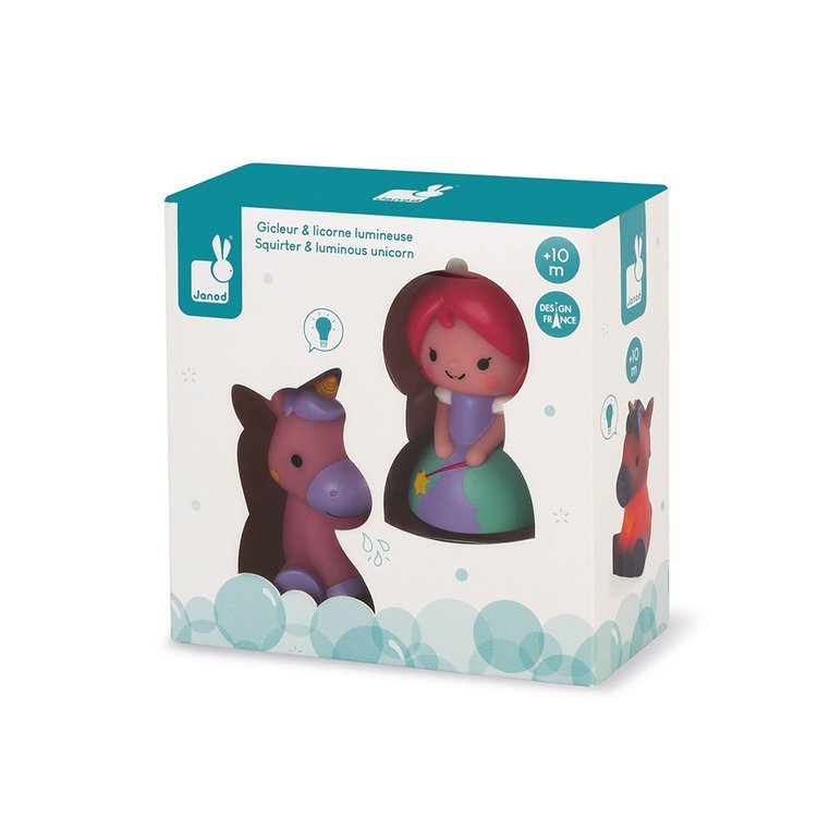 Janod Figurki do kąpieli Księżniczka i Jednorożec 10m+