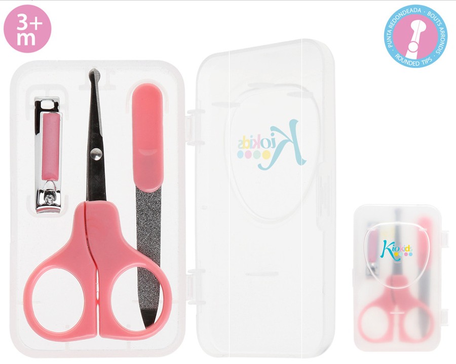 Kiokids Zestaw do manicure różowy 3m+