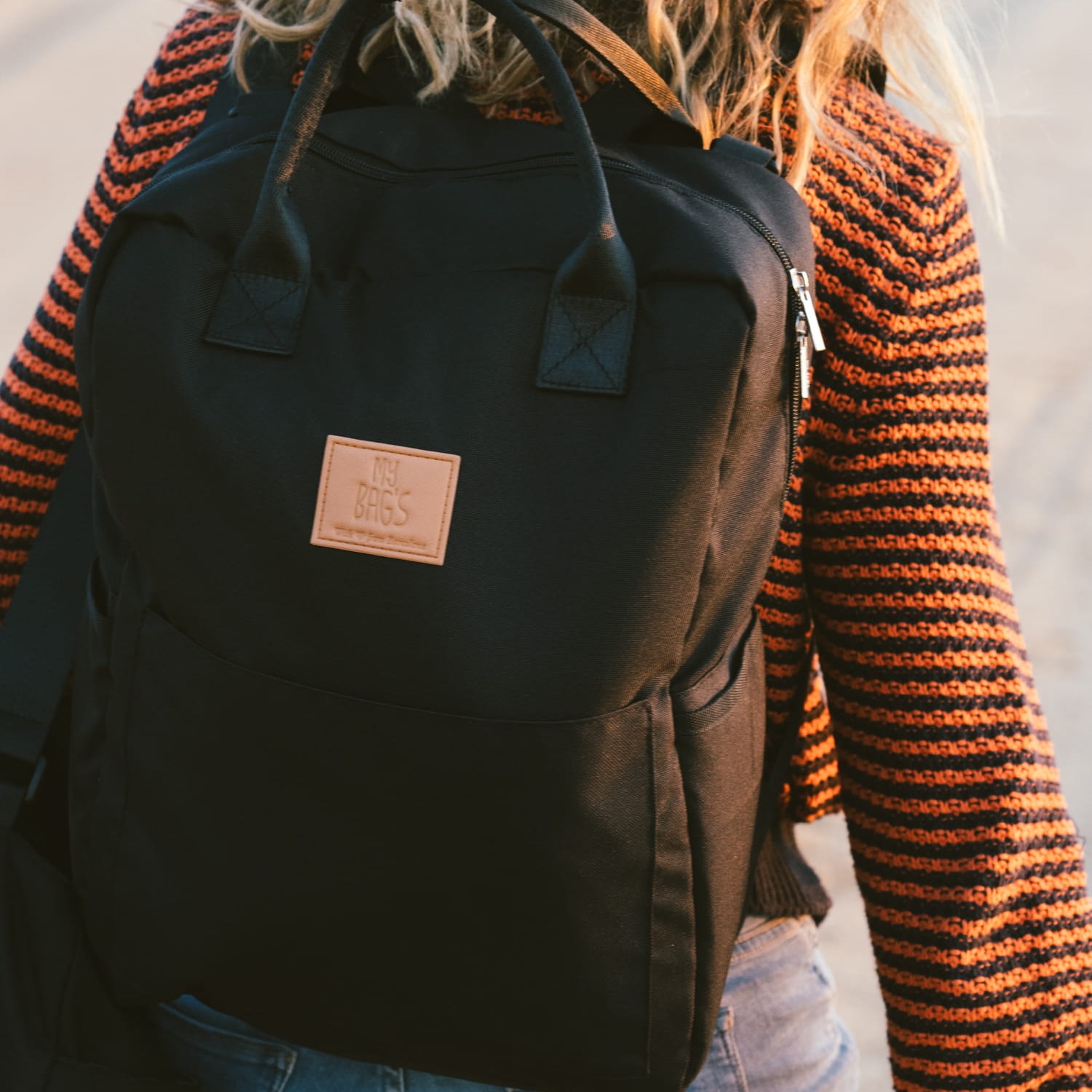 My Bag's Plecak Master Bag Eco Black - Torba Rodzica