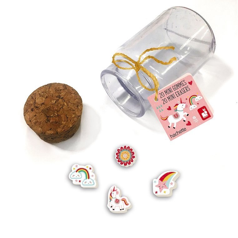 Janod Gumki do ścierania Lisek & Jednorożec 20szt 5+