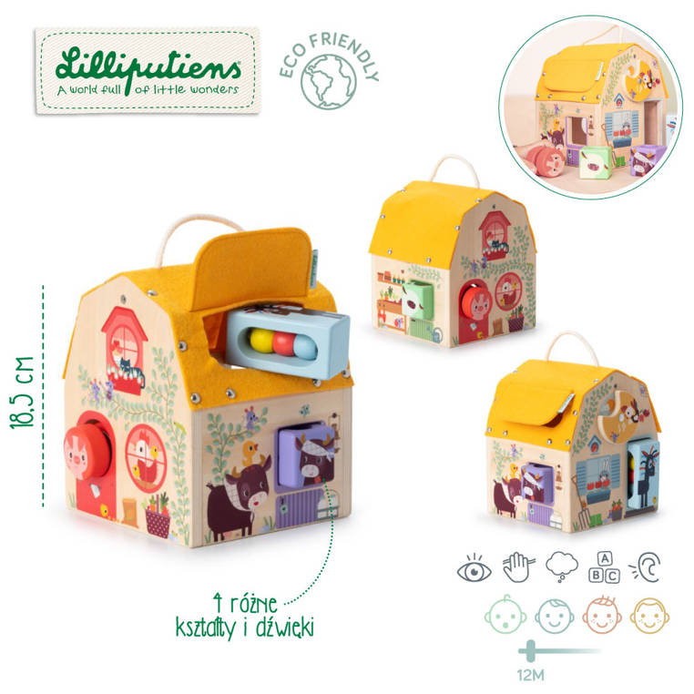 Lilliputiens, Drewniany domek dźwiękowy Farma