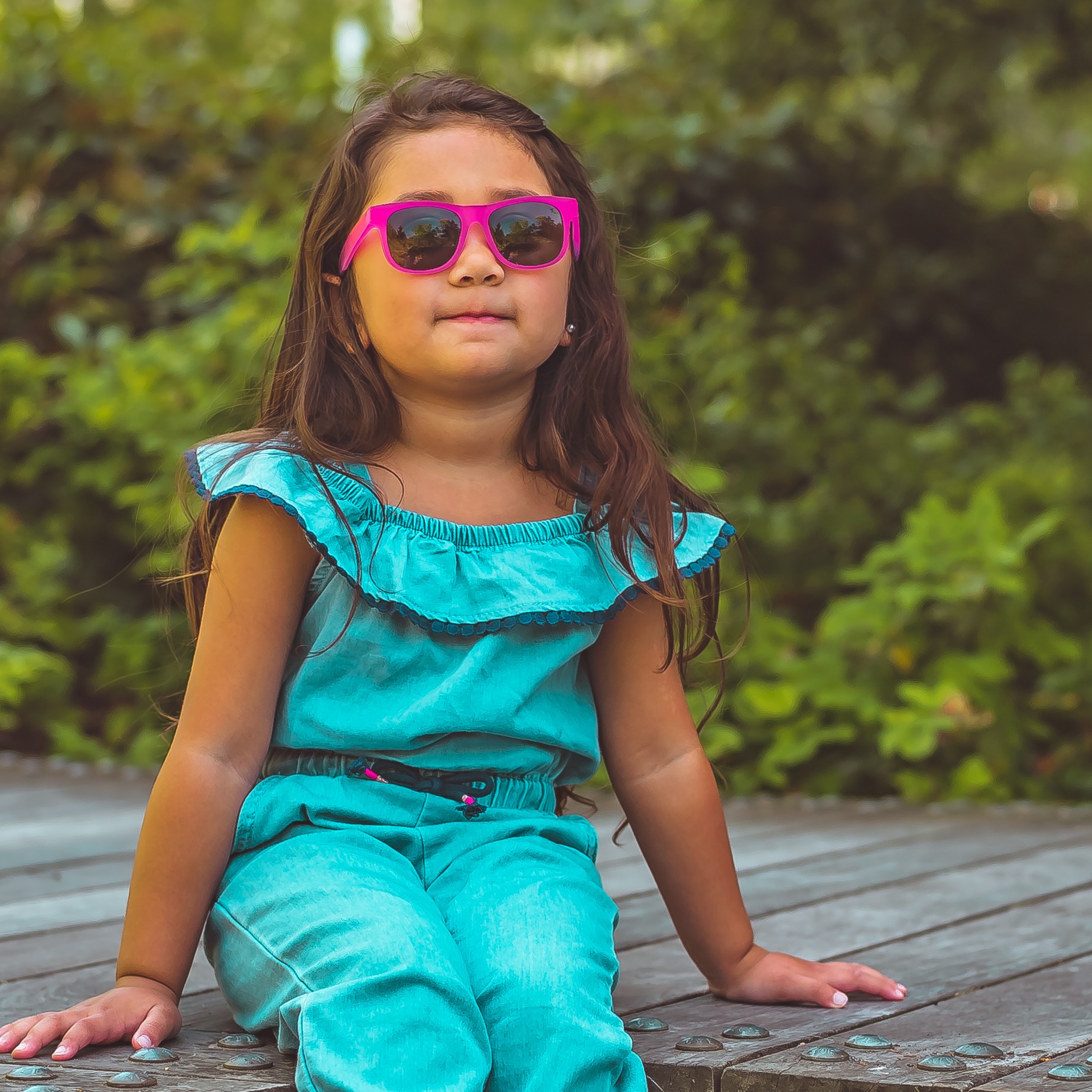 Real Kids Okulary Switch Light Pink-Pink 7-10 lat