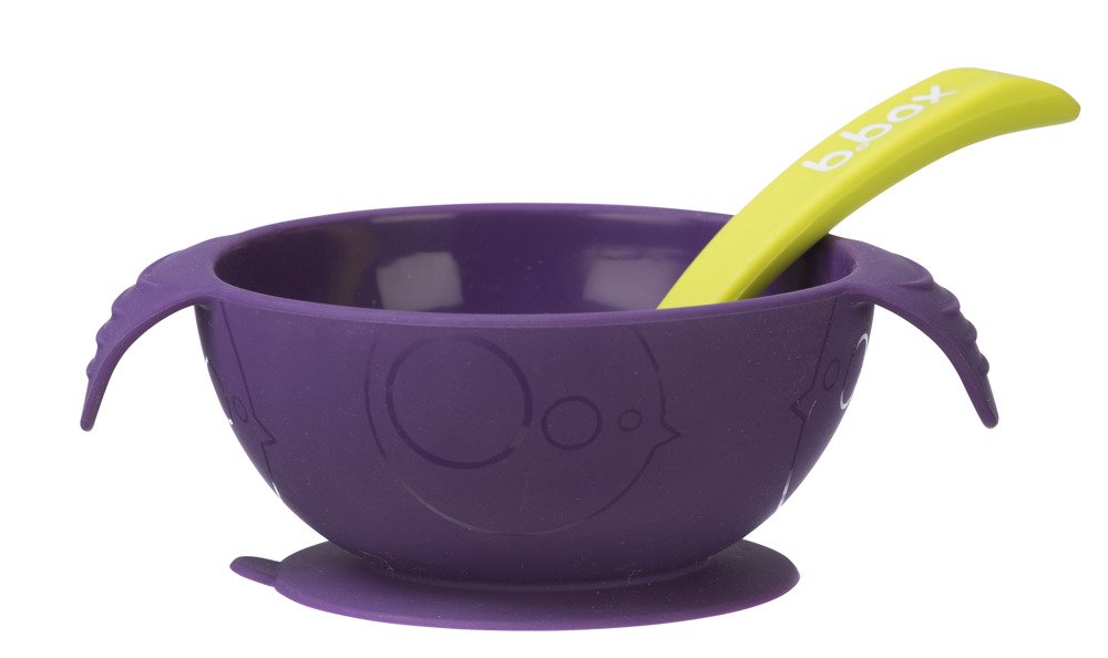 B.Box Miseczka z przyssawką i łyżeczką Passion Splash 6m+