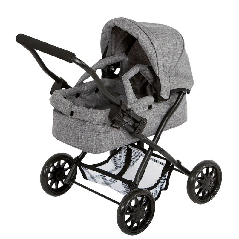 Barrutoys Wózek głęboki Grey melange 3+