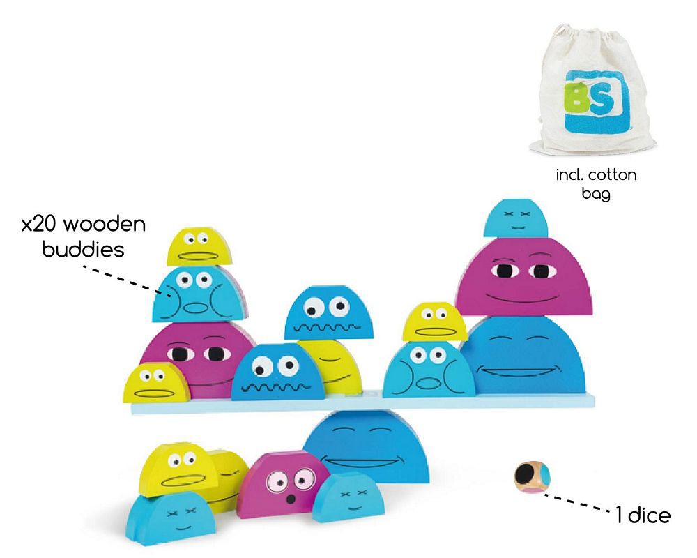 Równoważnia Drewniana Edukacyjna 1+