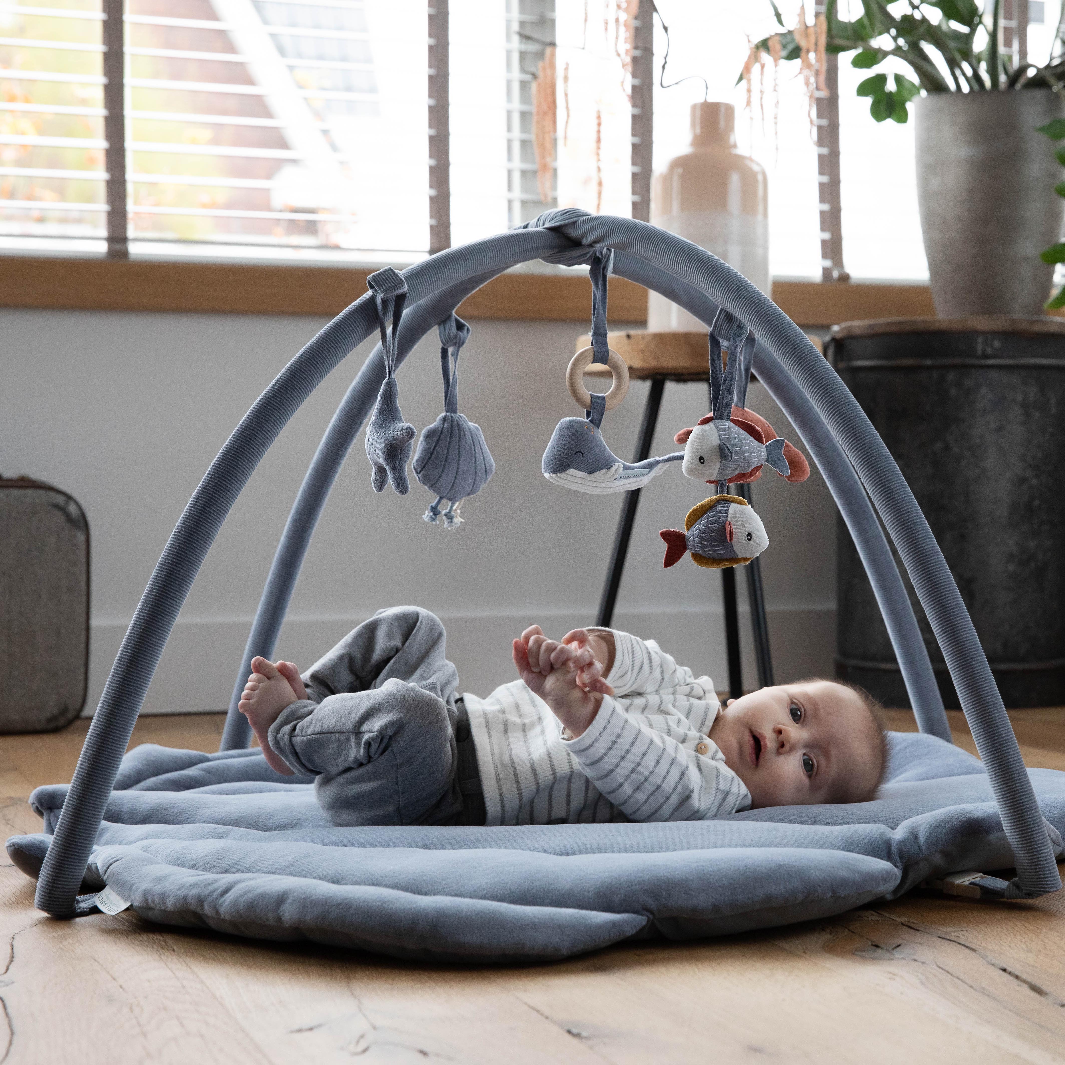 Little Dutch Mata Edukacyjna Ocean Błękit 0+ | Fabryka Wafelków