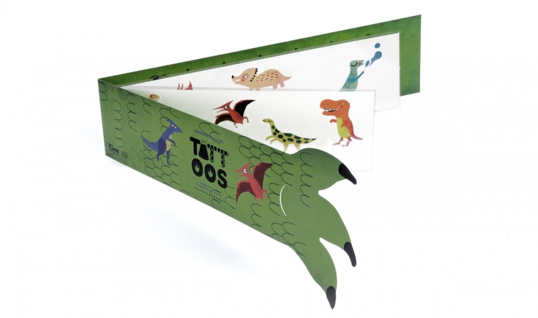 Londji Tatuaże Dinozaury 34x7cm