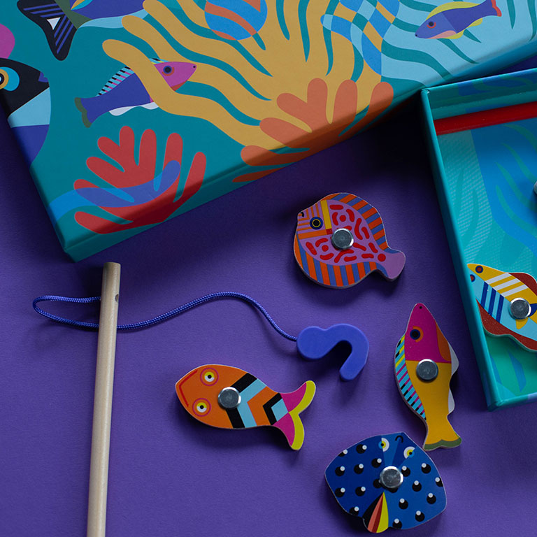 Djeco, Gra drewniana WĘDKOWANIE OCEAN