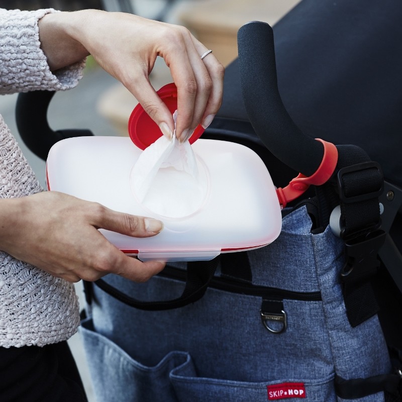 Skip Hop Pojemnik na Mokre Chusteczki Swipes Red 0+