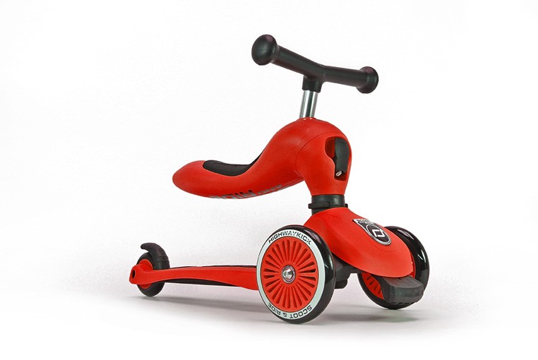 Scoot & Ride Highwaykick 2w1 Jeździk Hulajnoga 1-5 lat Red