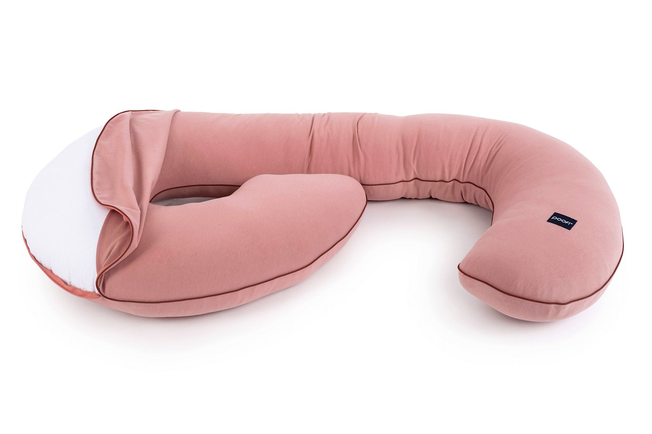 Poofi Poduszka ciążowa Organic - herbaciana róża 0+