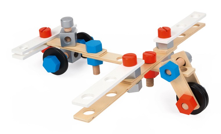 Janod Zestaw Konstruktora Brico Kids 100el 3+