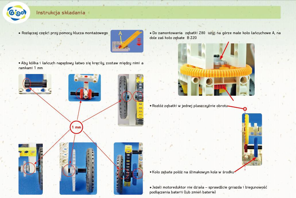GIGO Robot Zdalnie Sterowany 182el. 8+