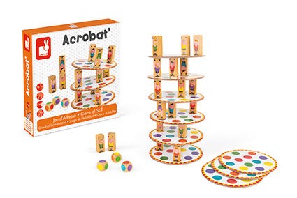 Janod Gra zręcznościowa Akrobaci 3+