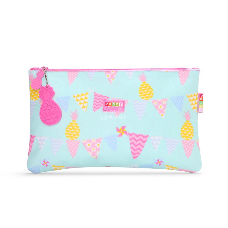 Portfel Miętowo-Różowy Ananasy 3+