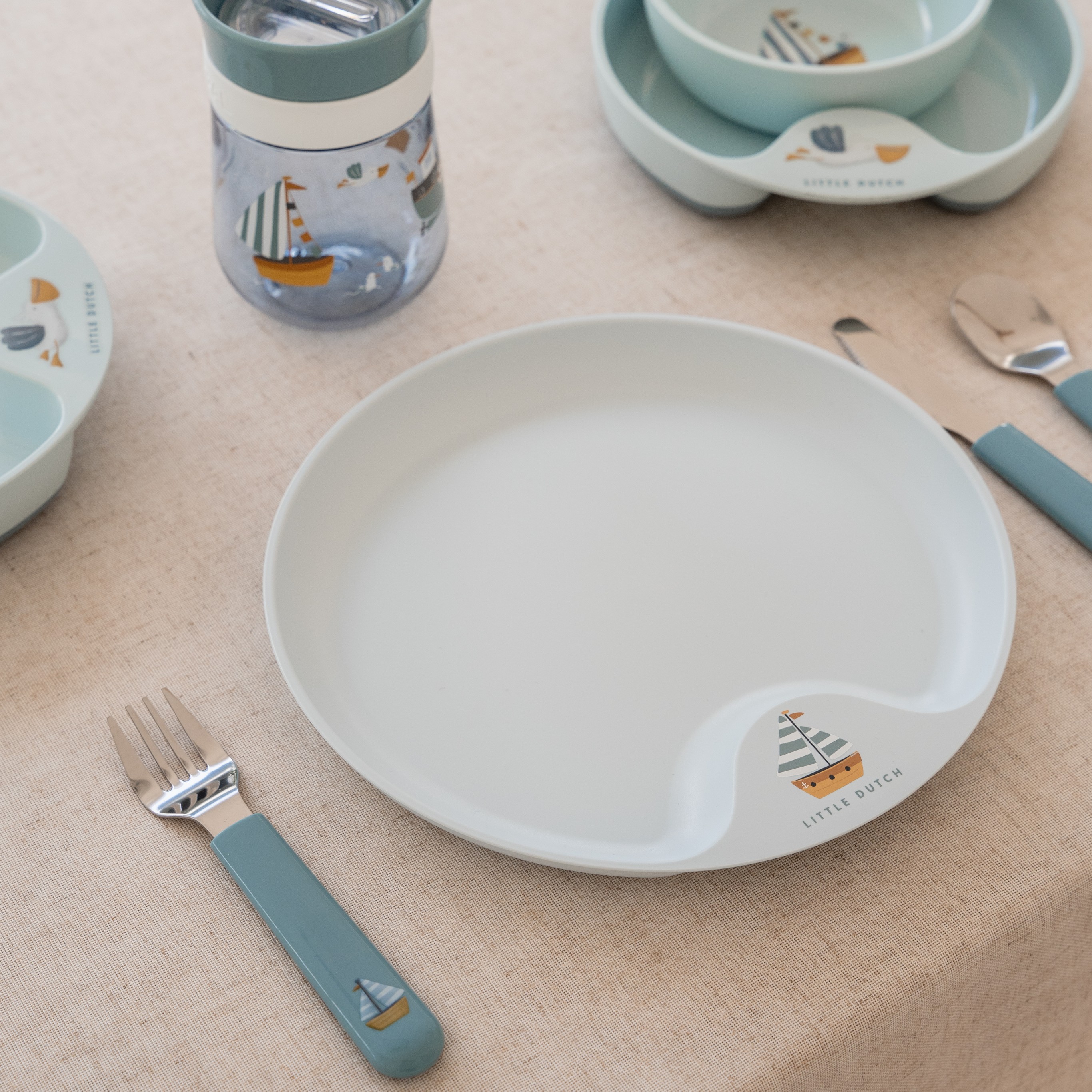 Little Dutch Zestaw do karmienia Mio Sailors Bay 3 el.