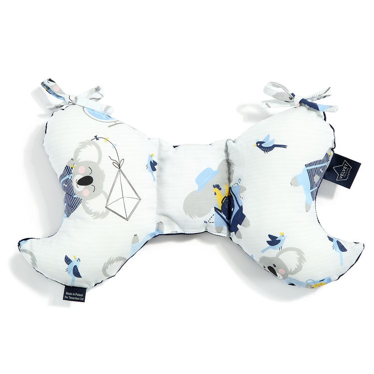 La Millou Poduszka Aniołek Velvet Hello World Royal Navy